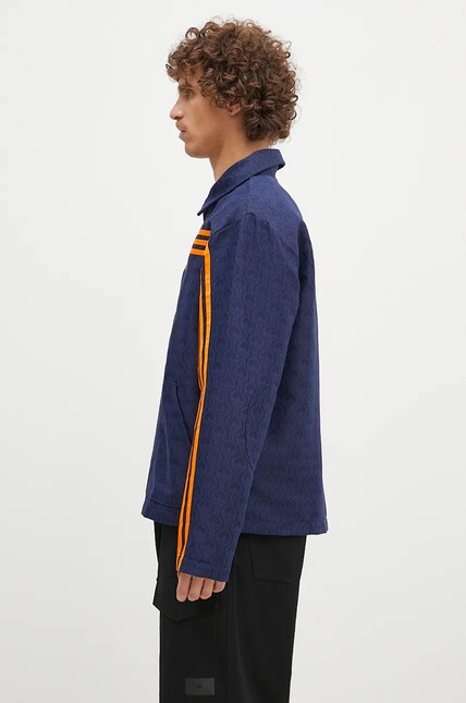 Куртка adidas Originals Club Jacket мужская цвет синий переходная