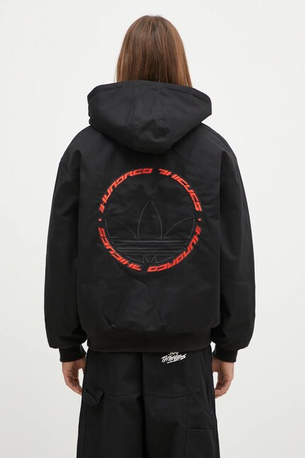 adidas Originals jacket 100 Thieves Jacket men's black color