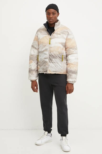 Columbia reversible jacket Wallowa Reversible men's black color