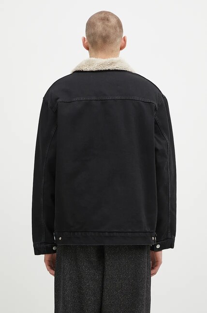 Carhartt WIP denim jacket Herald Jacket men's black color I033765
