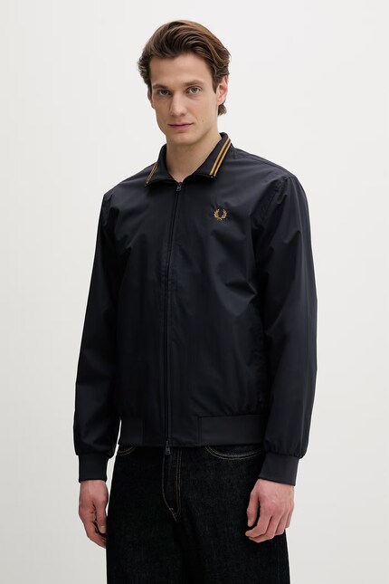 Fred Perry jacket The Brentham men's navy blue color J2660.248 at