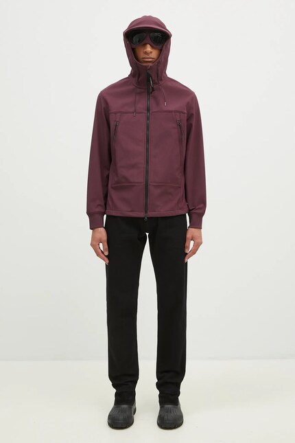 C.P. Company jacket C.P. Shell-R Goggle Jacket men's violet color