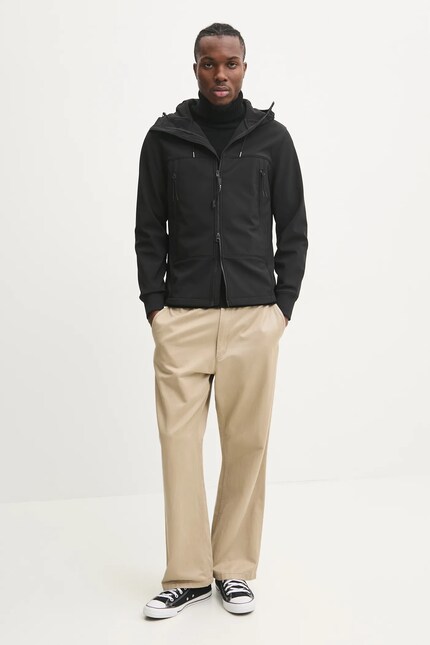 C.P. Company jacket C.P. Shell-R Goggle Jacket men's black color