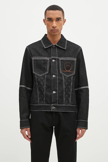 Marine Serre denim jacket Moon Laser Denim Trucker Jacket PRM EU Marine Serre denim jacket Moon Laser Denim Trucker Jacket PRM EU