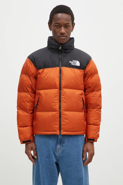 The North Face down jacket 1996 Retro Nuptse Jacket men's orange
