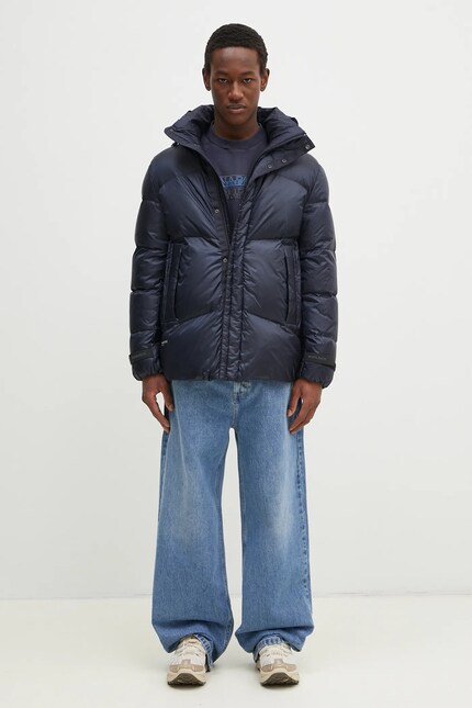 【WOOLRICH】RIPSTOP PUFF DOWN JACKET / XL Woolrich down jacket Pertex Puffer Jacket navy blue color