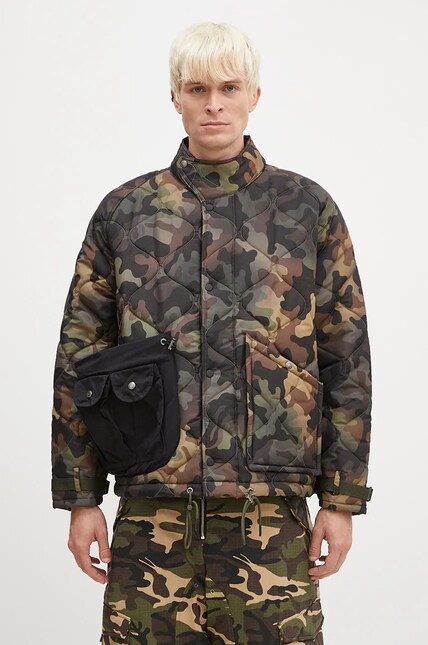 Andersson Bell jacket Multi-Pocket Camouflage Quilted Jumper men's