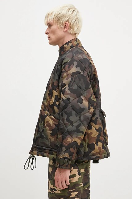 Andersson Bell jacket Multi-Pocket Camouflage Quilted Jumper men's