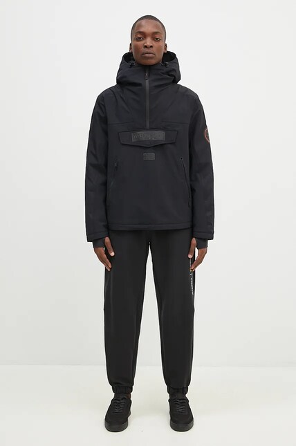 Napapijri jacket Rainforest Tech men's navy blue color