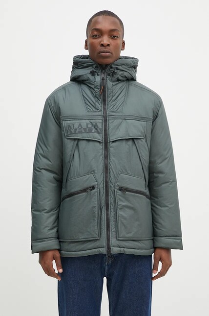 Куртка Napapijri Skidoo Sheer мужская цвет зелёный зимняя
