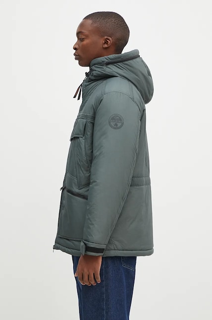 Napapijri jacket Skidoo Sheer men's green color NP0A4IAEG1S1 at PRM US Napapijri jacket Skidoo Sheer men's green color NP0A4IAEG1S1 at PRM US