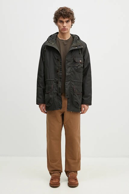 Barbour waxed parka Field Wax Parka PRM EU