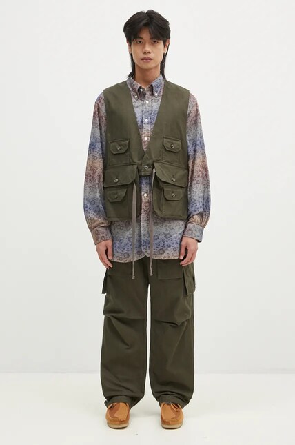 engineered garments Over Vest Denim S 【公式通販】