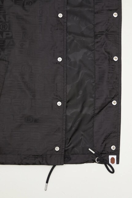 A Bathing Ape jacket Lux Sport Pattern Jacquard Nylon Coach Jacket