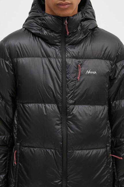 Nanga down jacket Mountain Lodge Down Hoodie Jacket men's black Nanga down jacket Mountain Lodge Down Hoodie Jacket men's black