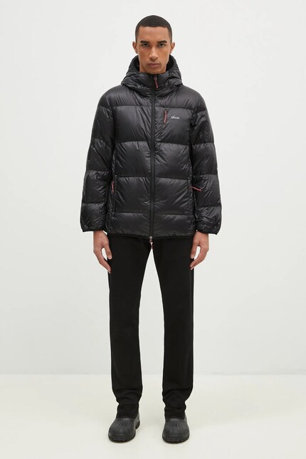 Nanga down jacket Mountain Lodge Down Hoodie Jacket men's black