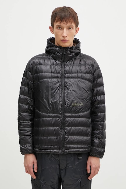 Nanga down jacket Ultilight Down Parka Packable men's black color Nanga down jacket Ultilight Down Parka Packable men's black color