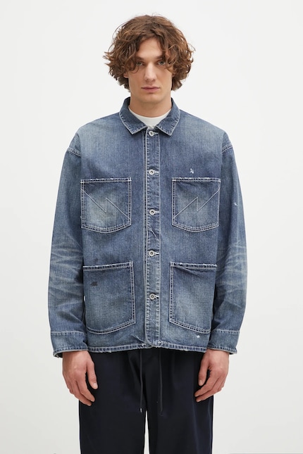 NEIGHBORHOOD denim jacket Washed Coverall Jacket PRM EU NEIGHBORHOOD denim jacket Washed Coverall Jacket PRM EU