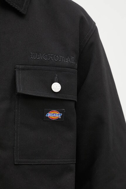 Wacko Maria jacket Dickies men's black color 24FW-WMO-DC01 at PRM US