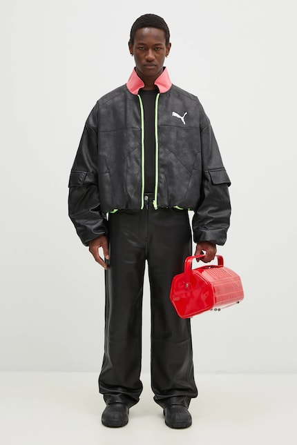 Puma reversible jacket Puma x A$AP ROCKY PLEATHER JACKET men's Puma reversible jacket Puma x A$AP ROCKY PLEATHER JACKET men's