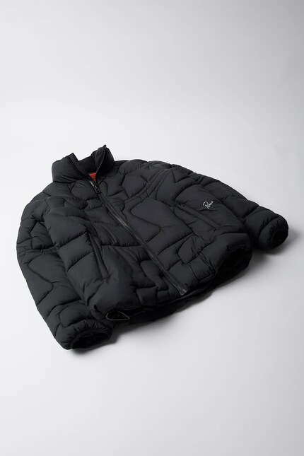 by Parra jacket Boring Village Puffer Jacket men's black color