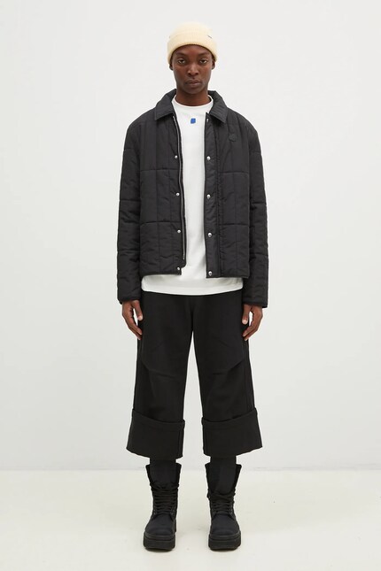 Maison Kitsuné jacket Quilted Blouson men's black color