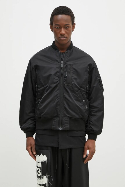 Manastash bomber jacket Extra Mile MA-1 men's black color