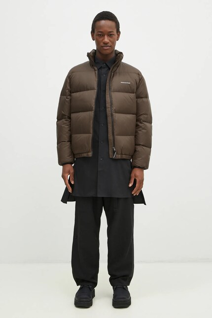 thisisneverthat down jacket PERTEX T Down Jacket men's brown color