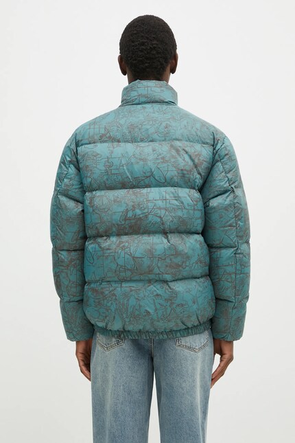 thisisneverthat down jacket PERTEX T Down Jacket men's green color