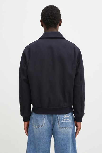 Lacoste wool jacket navy blue color BH2888 at PRM US
