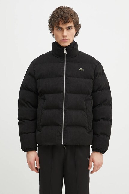 Lacoste velvet jacket black color BH2890 at PRM US