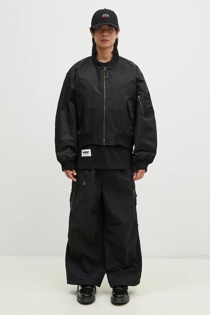 JW Anderson bomber jacket Curved Hem Bomber Jacket black color