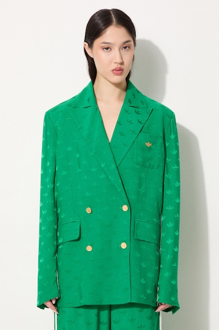 アイビーエム ツイードジャケット グリーン adidas Originals blazer Jaquard Blazer green color IX0944 at PRM US
