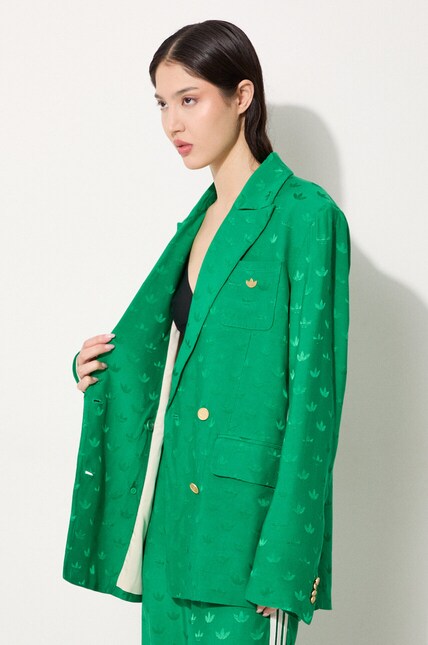 adidas Originals blazer Jaquard Blazer green color IX0944 at PRM US