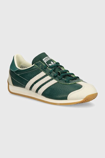 adidas Originals leather sneakers Country OG green color IE3939 at