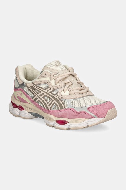 ASICS Brown & Beige Running Sneakers with Pink Accents ASICS SportStyle Trainers - brown - (Pre-owned) - Zalando.ie main image 2