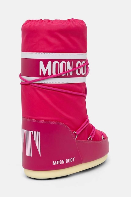 Moon Boot snow boots MB ICON NYLON pink color 80D1400440 J003 at