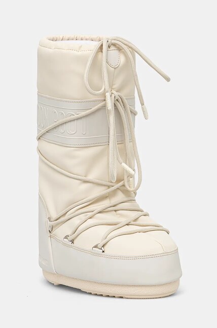 Moon Boot snow boots MB ICON RUBBER beige color 80D1402760 L002 at