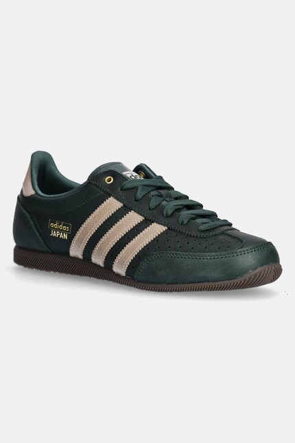 Шкіряні кросівки adidas Originals Japan W колір зелений IG4278