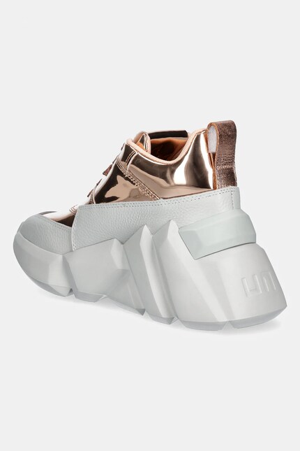 Кожаные кроссовки United Nude Space Kick Max цвет золотой