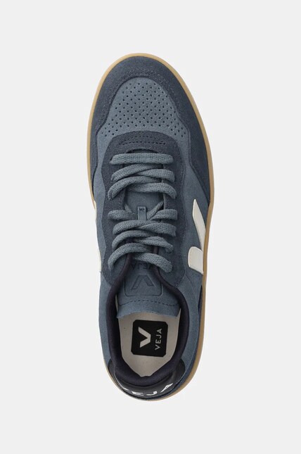 Veja sneakers V-90 navy blue color VD0303848A at PRM US