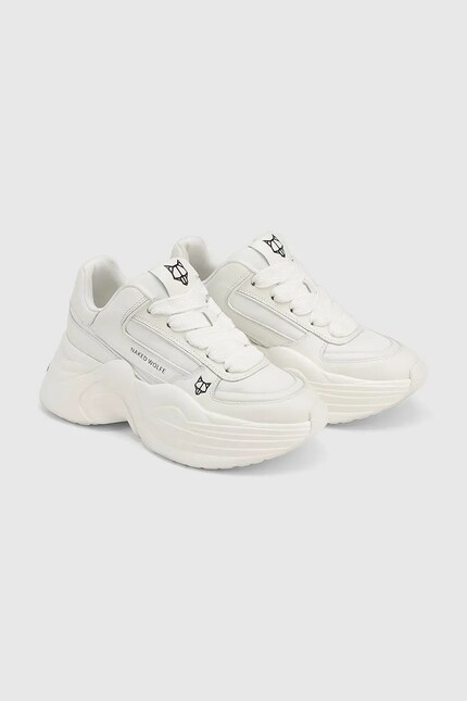 Naked Wolfe sneakers Temple white color Temple White Lthr at PRM US