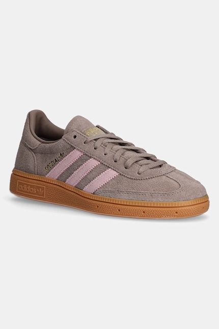 Замшевые кроссовки adidas Originals Handball Spezial цвет бежевый Замшевые кроссовки adidas Originals Handball Spezial цвет бежевый