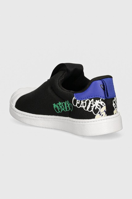 adidas Originals sneakers pentru copii SUPERSTAR 360 culoarea negru, IG6855  | ANSWEAR.ro
