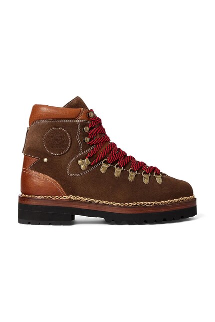Polo Ralph Lauren leather winter boots Alpine Boot men's brown Polo Ralph Lauren leather winter boots Alpine Boot men's brown