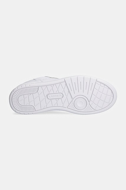 Кожаные кроссовки Lacoste T-Clip Set цвет белый 48SMA0031 на PRM