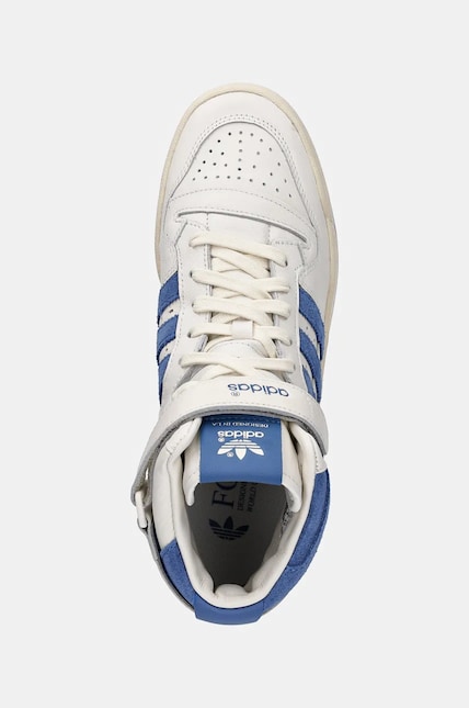 adidas Originals leather sneakers Forum 84 Hi beige color IF9675 at PRM US adidas Originals leather sneakers Forum 84 Hi beige color IF9675 at PRM US