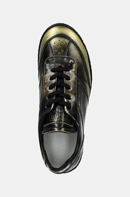 Кроссовки MM6 Maison Margiela цвет золотой SH1WS0003.P7979