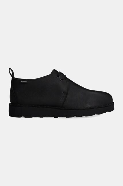 Clarks Originals leather shoes Desert Trek Gore-Tex men's black