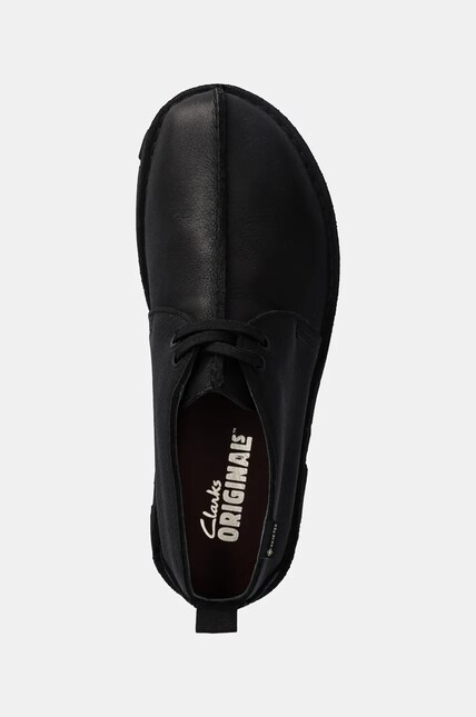 Clarks Originals leather shoes Desert Trek Gore-Tex men's black